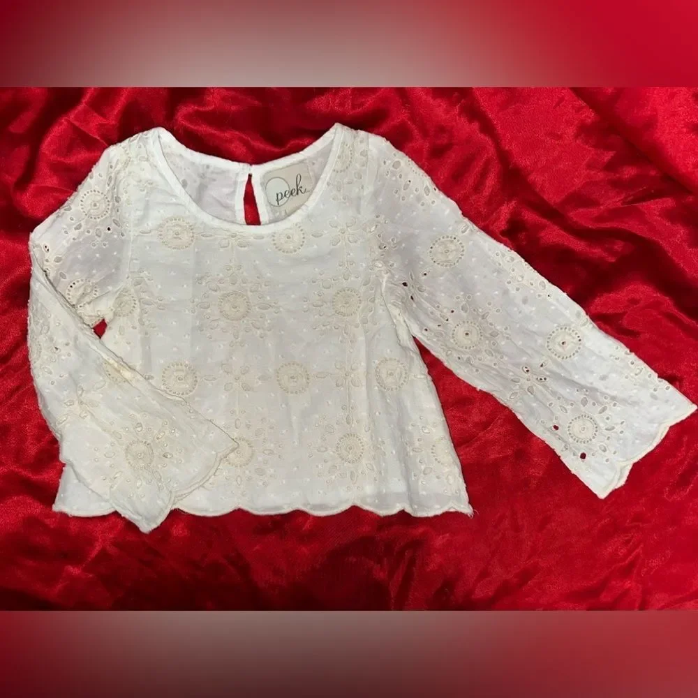 PEEK girls ivory top